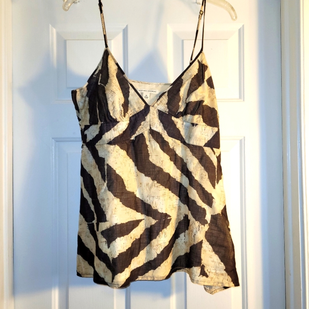 Banana Republic animal print camisole